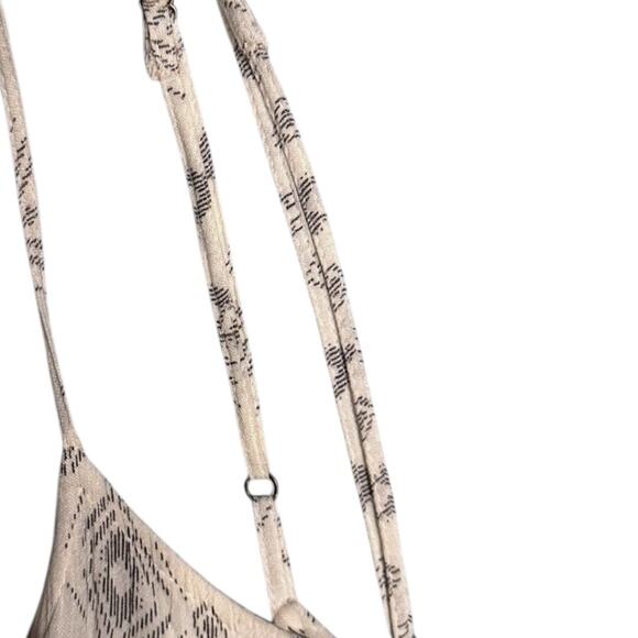 Women's Beige with Black Print Dress - Picture 5 of 5